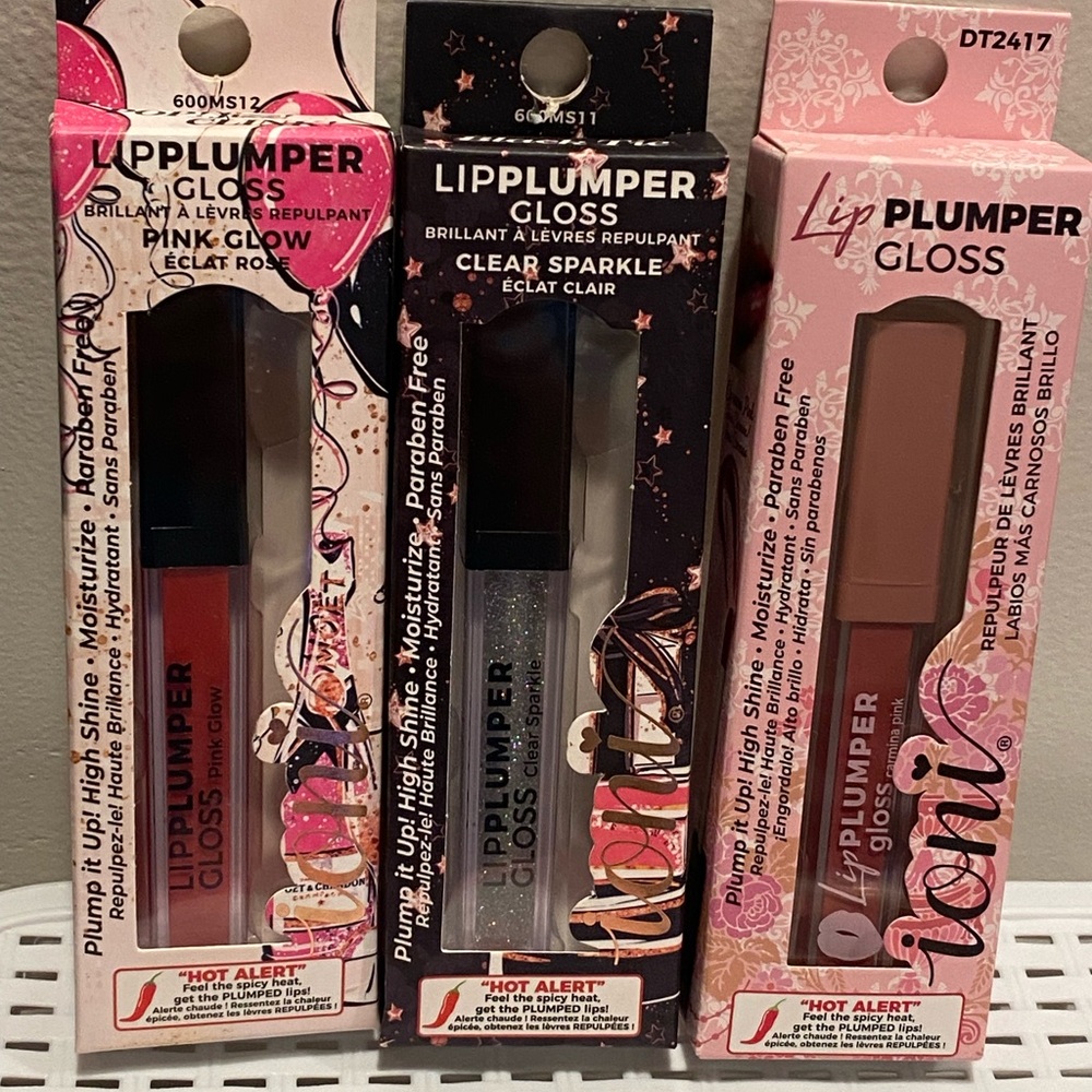 Lip Plumper Gloss Set ioni cosmetics 6 pcs